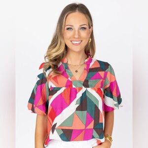 THML multicolor top size M